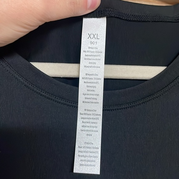 Joy Spels size XXL Sleeveless Athletic Workout and Lounge Black Stretchy Top - Picture 2 of 8